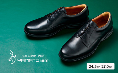 YAMATOism ヤマトイズム 牛革 ビジネスシューズ 紳士靴 ORG1001(ブラック)[ファッション・靴・シューズ・革製品・革靴] メンズ 日本製 イタリアン レザー 柔らか 上品 光沢 耐久性 軽い 25.0cm