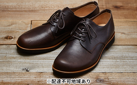 KOTOKA 足なりダービー 牛革 革靴 メンズシューズ KTO-3001 チョコ(紳士靴) 24.5cm