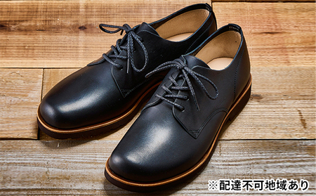 足なりダービー ブラック 牛革 革靴 KOTOKA メンズシューズ KTO-3001(紳士靴) 25.0cm