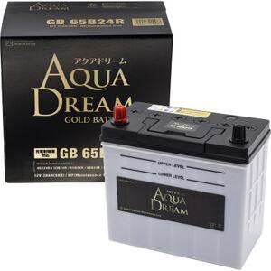 AQUADREAM GOLD 自動車始動用バッテリー 充電制御車対応 65B24R 1個_家電製品 アウトドア・カー用品 _[配送不可地域:沖縄県]