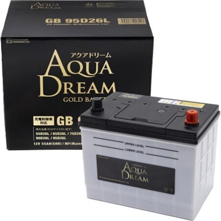 AQUADREAM GOLD 自動車始動用バッテリー 充電制御車対応  95D26L 1個_家電製品 アウトドア・カー用品  _【配送不可地域：沖縄県】【1608301】