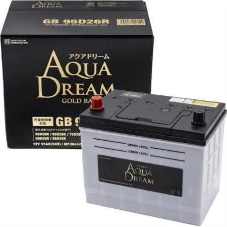 AQUADREAM GOLD 自動車始動用バッテリー 充電制御車対応  95D26R 1個_家電製品 アウトドア・カー用品  _【配送不可地域：沖縄県】【1608302】