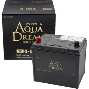 AQUADREAM GOLD 自動車始動用バッテリー ISS車対応  Q-90R 1個_家電製品 アウトドア・カー用品  _【配送不可地域：沖縄県】【1608355】