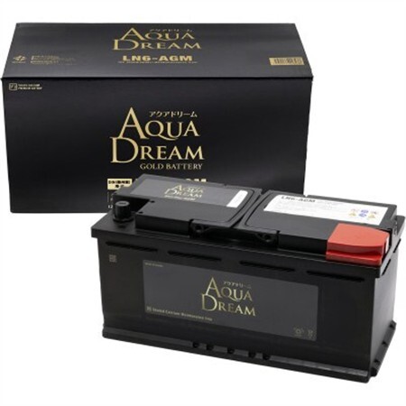 AQUADREAM GOLD 自動車始動用バッテリー 欧州車用 LN6 AGM 1個_家電製品 アウトドア・カー用品  _【配送不可地域：沖縄県】【1608379】