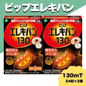 ピップエレキバン　130mT24粒 2個セット【配送不可地域：沖縄県】【1620101】
