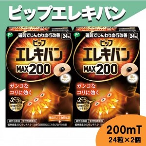 ピップエレキバン 200mT24粒 2個セット[配送不可地域:沖縄県]