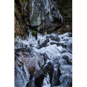 天理の風景3『 MYSTIC FREEZE 〜 白幽の滝 〜 』2Lメタルグラフィックアート