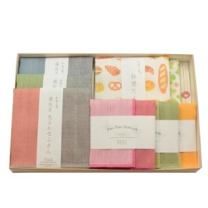 厳選　蚊帳織ふきん 計9枚セット_雑貨・日用品  キッチン用品 _【1146811】