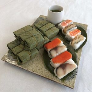 [発送月固定定期便]冷凍 柿の葉ずし4種20個(鯖・鮭・穴子・海老)全3回_惣菜・加工品 定期便 定期便 _[配送不可地域:離島]