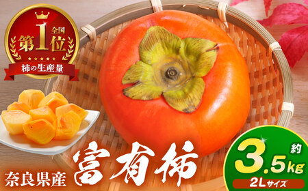 厳選 富有柿 約3.5kg 2L サイズ 