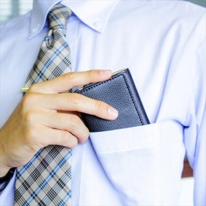 イタリアンシュリンク/スマートウォレット ミニ財布 ネイビー [2058]