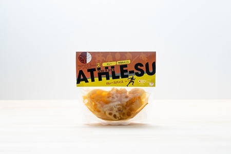Jリーガー浅川隼人×pickles-ya(共同開発) 布目れんこんピクルス (カレー風味) アスリース (3個セット) / SONAS コラボ商品 フードロス 酢漬け 漬物 奈良県 葛城市[sona002]