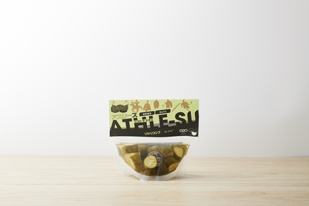 Jリーガー浅川隼人×pickles-ya(共同開発) きゅうりのピクルス (利尻昆布風味) アスリース (3個セット) / SONAS コラボ商品 フードロス 酢漬け 漬物 奈良県 葛城市[sona003]