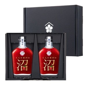 大人の果肉の沼 「いちご」 2本セット ／ 梅乃宿酒造 お酒 リキュール 苺 イチゴ 果実酒 いちご酒 ギフト 人気 お祝い プレゼント 奈良県 葛城市