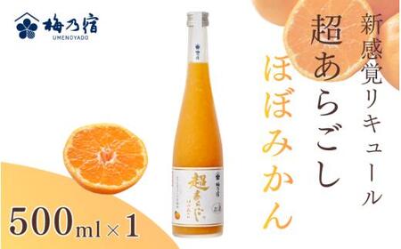 リキュール 梅乃宿 超あらごし ほぼみかん 500ml/ お酒 みかん ギフト 葛城市 [umyd063]