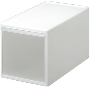 組み合わせて使える収納ケースミディL MOS-05 ホワイト ／ ライクイット like-it 引き出し 収納 ケース 日本製【like058】