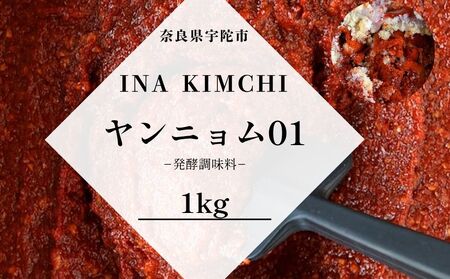 ヤンニョム 1kg/ ふるさと納税 ヤンニョムソース キムチ 料理 グルメ INA Lab INA KIMCHI 取り寄せ スンドゥブ 奈良県 宇陀市