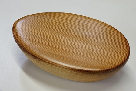 吉野杉 雫型 弁当箱/津田瑞苑 ボウル 木製 スギ ガラス ウッド コート コーティング 奈良県 宇陀市