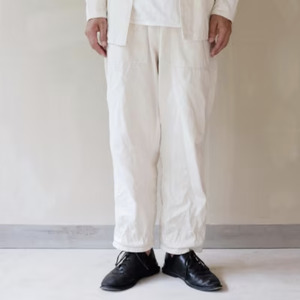 [Lサイズ]白-doors yamazoe パンツ