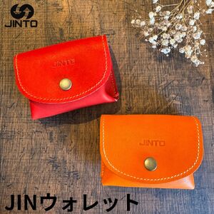 JIN ウォレット JINTO 財布 野球 グローブ 革 レザー 革小物:黒