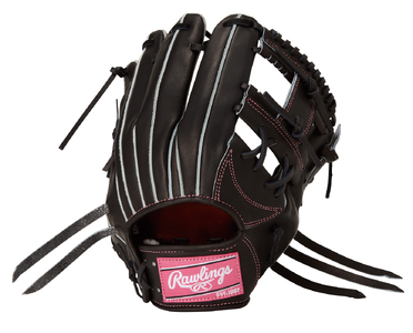 ローリングス (Rawlings) 硬式 内野手用 グローブ コンパクト 日本製:右投げ用 ブラック