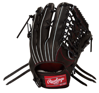 ローリングス (Rawlings) 硬式 外野手用 グローブ グラブ 日本製:右投げ用 ブラック