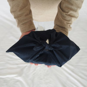 あづま袋 Sサイズ 1セット カラー 紺 お弁当袋に。 ／ Maco エコバッグ 風呂敷 手ぬぐい 奈良県 田原本町