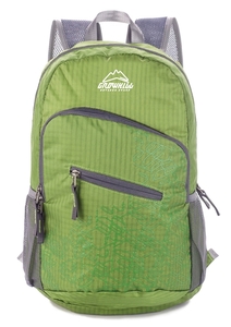 GROWHILL フォルダブルバックパック 14L グリーン / ジェイクリエイト 軽量 コンパクトサブバック エコバック 鞄 アウトドア ギフト 奈良県 田原本町