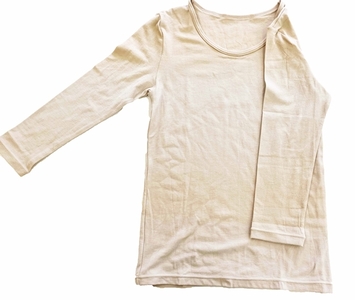 レディス パンフリー リラクシングウェア長袖&レギンスインナーセット ベージュ / まちづくり観光振興機構 下着 インナー 奈良県 田原本町