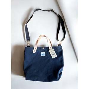 ALBERTON社の米軍帆布ARMY DUCKの便利なトートバック クロ