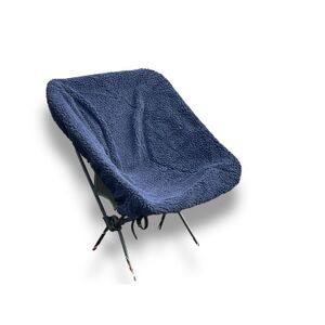 キャンプに アルバートン社の赤外線を吸収して発熱する難燃ボアで作るアウトドアチェアカバーS カーボン