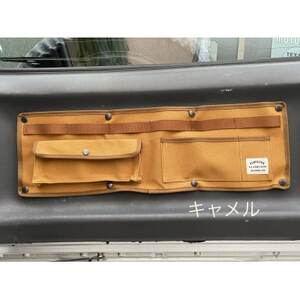 スズキ ジムニーのバックドアをお洒落に演出するアイテム! バックドアポケット キャメル