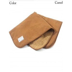 alberton社赤外線を吸収して発熱するsliva knitわんにゃんブランケット　キャメル【1638683】