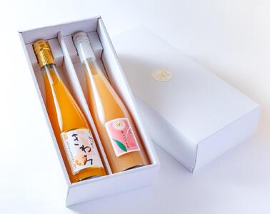 きわみ みかんジュース / あら川の桃 ドリンク 500ml 合計 2本 入り アソートセット[mao15]