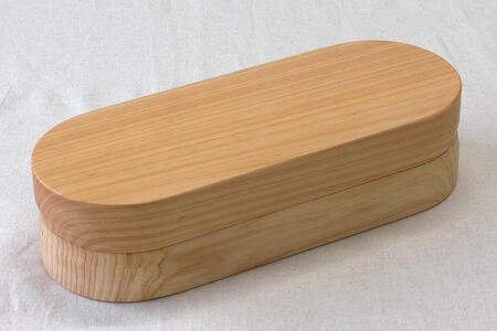 ◇紀州桧弁当箱 タイプ3 NA ナノコート 弁当包みセット【ミズタマ】【TN122】