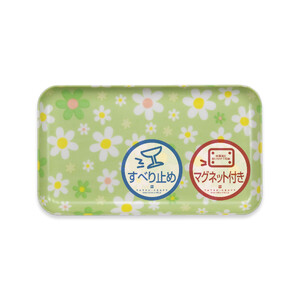 TATSU-CRAFT マグネットトレー SS 21.5cm マーチ GR グリーン すべり止め付き [Tk1061]
