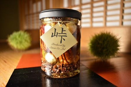 ナッツの蜂蜜漬[峠プレミアム 爛(RAN)]〜熊野古道 峠の蜂蜜×ナッツ [SW15]