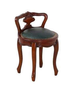 ヴァ―サ 背付ラウンドチェア ブラウン