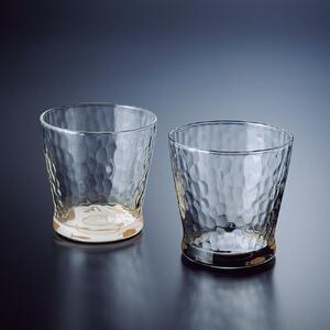 ぬりもん de Verre フリーグラス 万葉鶴 ペア