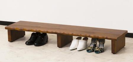 天然木玄関台 120