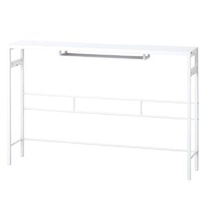 デュアルモニターテーブル ホワイト