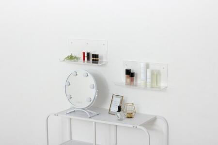 アクリリック ウォールシェルフ W38深型2個組