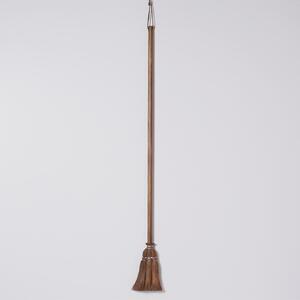 高田耕造商店 しゅろのやさしいほうき 三玉 焼檜柄 長