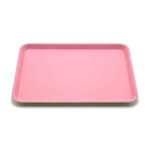 NICO トレイ ［ピンク 単品 1枚］トレー 食洗機対応 電子レンジ 滑り止め かわいい 33cm