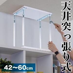 耐震つっぱりONECELL Mタイプ 約42から60cm 天井突っ張りユニット つっぱり棒 強力 おしゃれ 地震 家具転倒防止器具 突っ張り棒 防災グッズ 家具転倒防止伸縮棒 耐震 家具転倒防止棒 伸縮棒 地震対策 防災用品 金具 冷蔵庫 災害対策 ストッパー SNG1044552