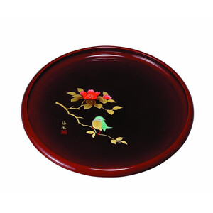 丸盆 溜 さえずり 30cm [YG456]