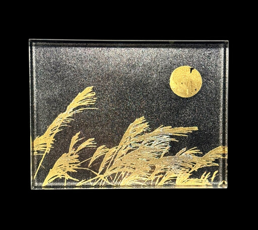 すし下駄 すすき 黒梨地 [NF298]