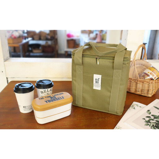 BigBee BOX型クーラーランチバッグ サンドベージュ