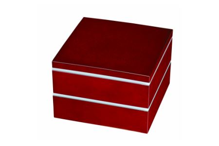 二段重箱 ななこ塗り お重 紀州漆器