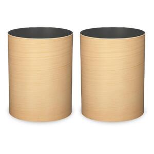 タツクラフト 杢目塗り ダストボックス S ひのき杢 3.4L 2個組 [Tk330]